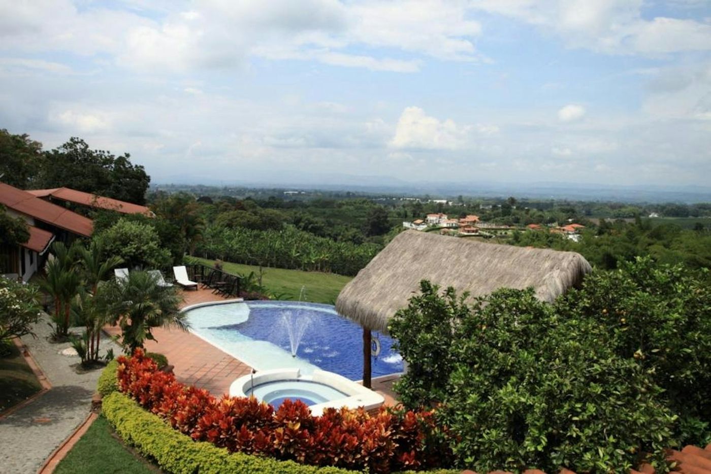 aerial · Hotel Hacienda Combia